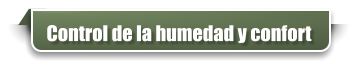 Control de la humedad y confort